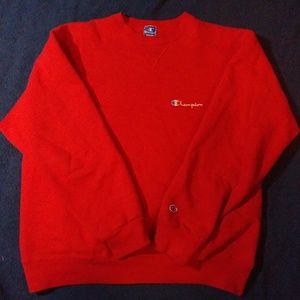 Vintage 90s Champion Spellout Sweater